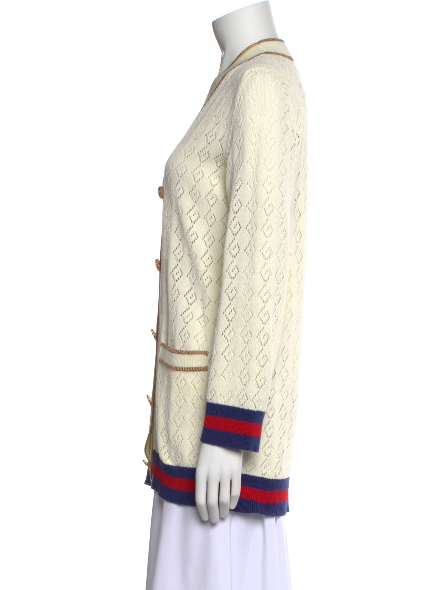 Gucci 2023 Colorblock Pattern Sweater w/ Tags