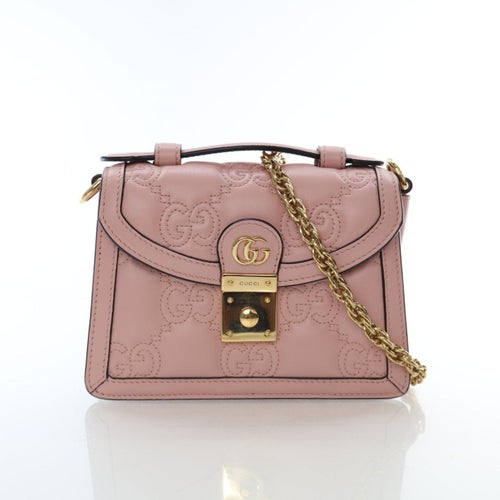 Gucci Small GG Matelasse Top Handle Bag