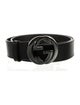 Gucci Interlocking G Logo Leather Belt