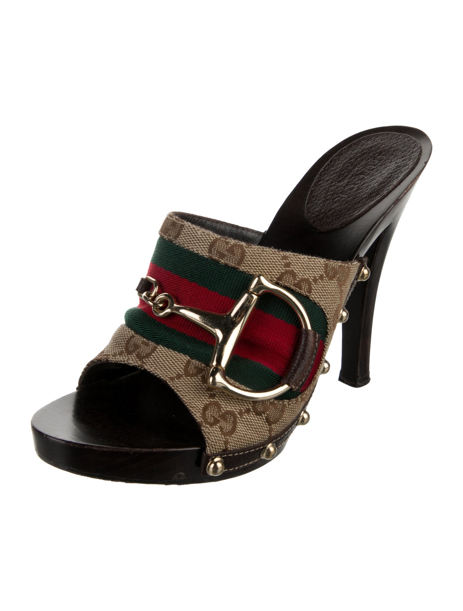 Gucci GG Canvas Canvas Slides