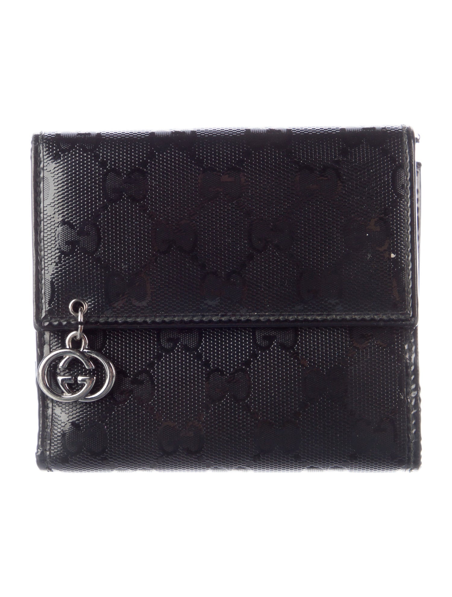 Gucci GG Imprimé Leather Compact Wallet