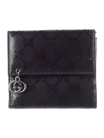 Gucci GG Imprimé Leather Compact Wallet