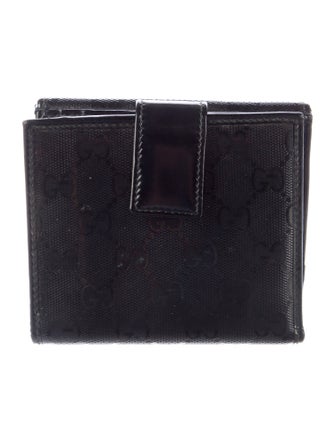 Gucci GG Imprimé Leather Compact Wallet