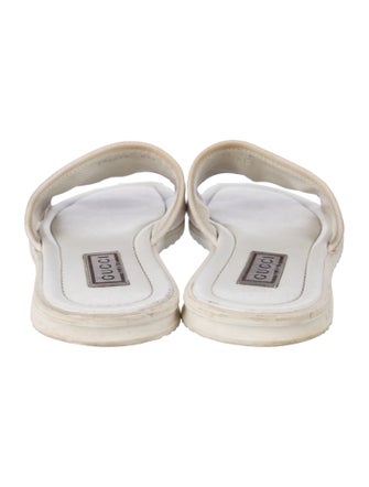 Gucci Leather Slides