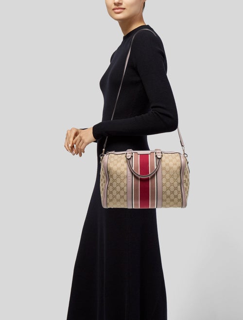 Gucci GG Canvas Boston Medium