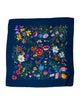 Gucci Silk Floral Print Scarf