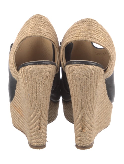 Gucci Leather Colorblock Pattern Slingback Pumps