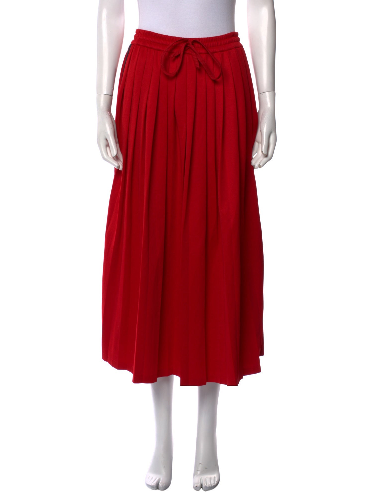 Gucci Pleated Accents Midi Length Skirt