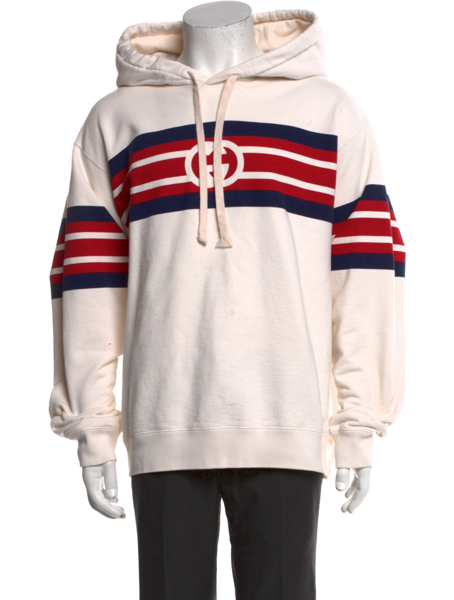 Gucci Interlocking G Logo Crew Neck Hoodie