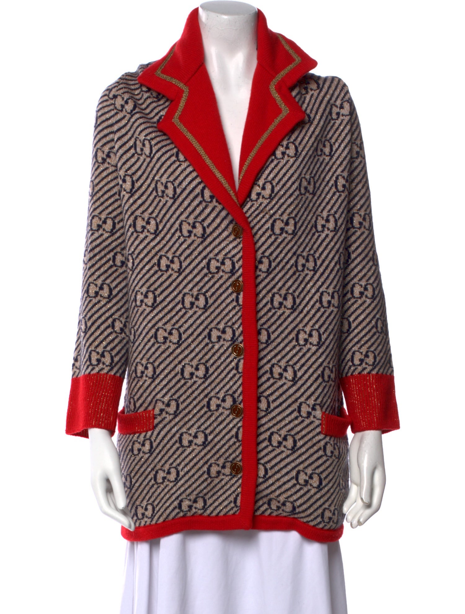 Gucci Wool Printed Sweater