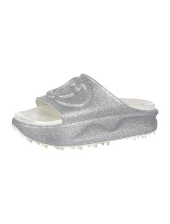 Gucci Interlocking G Logo Glitter Slides