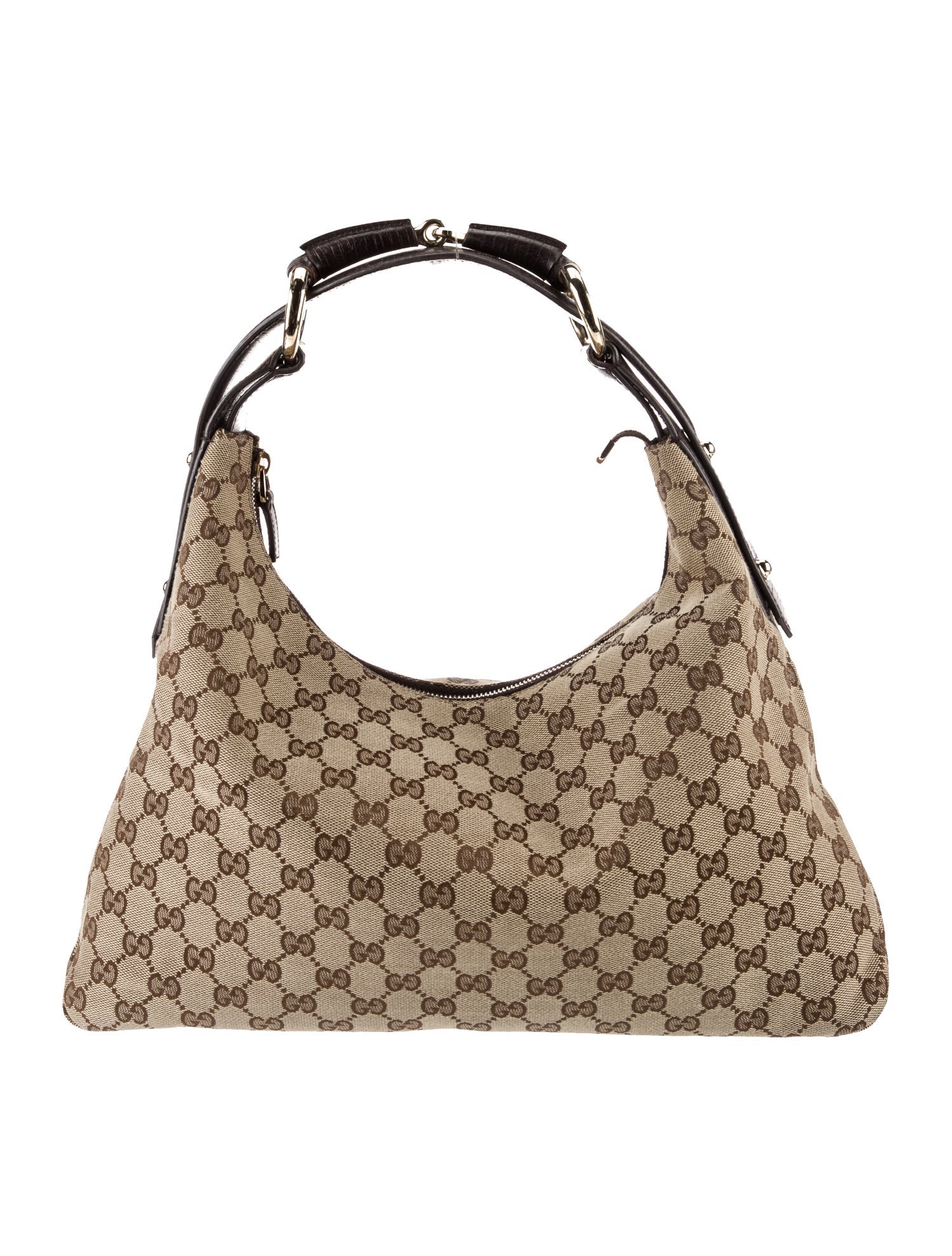 Gucci GG Canvas Horsebit Chain