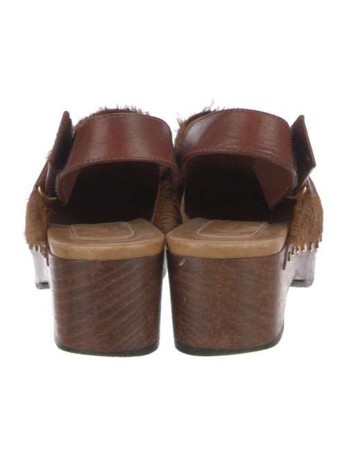 Gucci Horsebit Accent Ponyhair Slingback Pumps