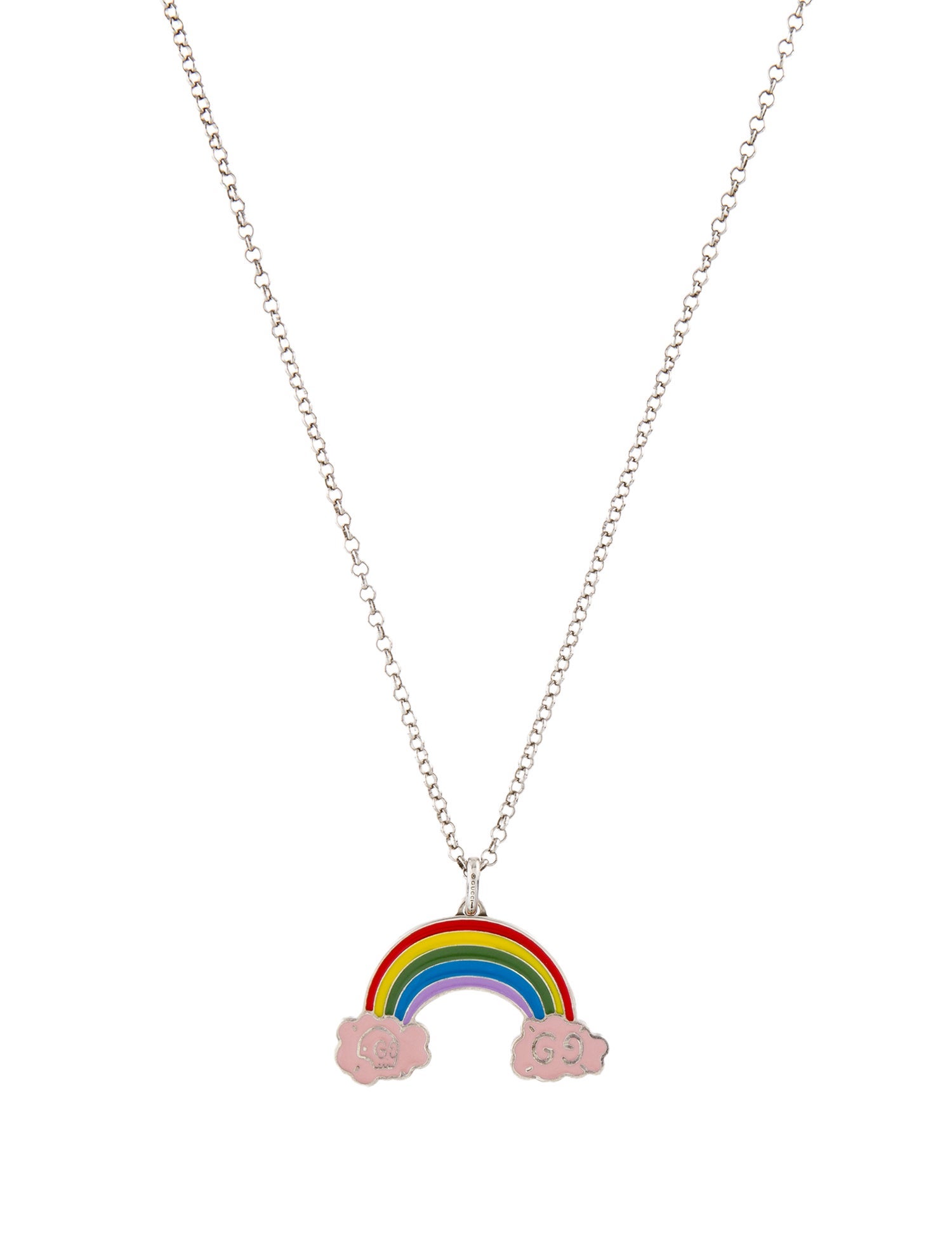 Gucci Enamel Gucci Ghost Rainbow Pendant