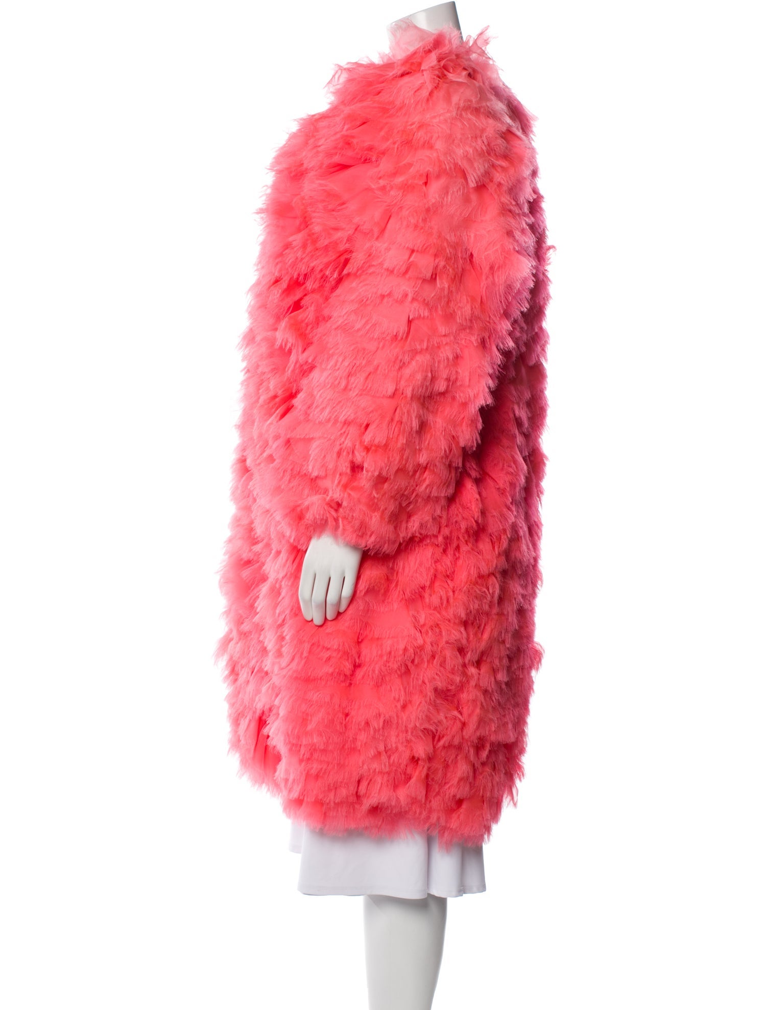 Gucci 2017 Silk Faux Fur Coat w/ Tags