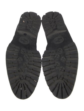 Gucci Horsebit Accent Suede Dress Loafers