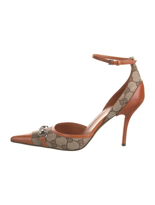 Gucci GG Canvas Canvas D'Orsay Pumps