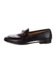 Gucci Horsebit Accent Leather Loafers