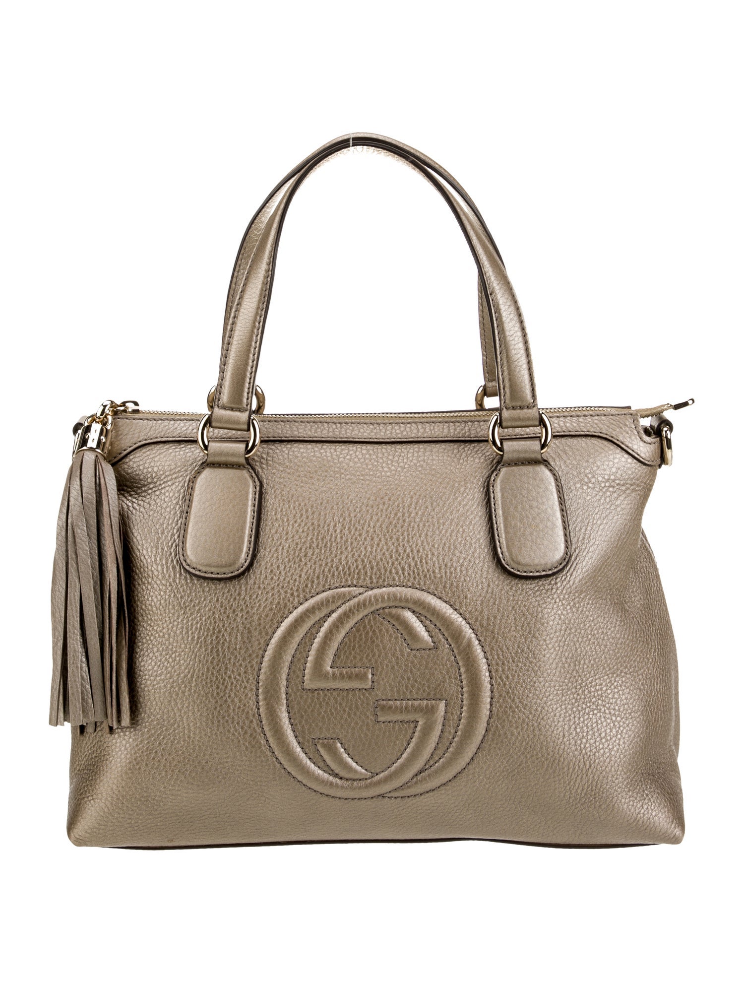Gucci Leather Top Handle Bag