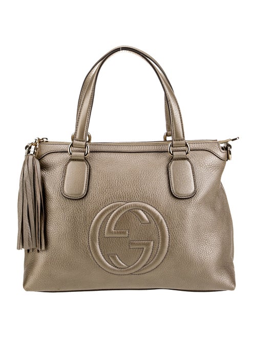 Gucci Leather Top Handle Bag