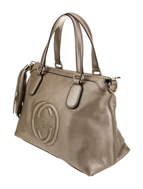 Gucci Leather Top Handle Bag