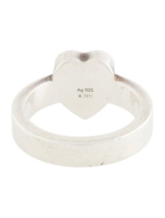 Gucci Trademark Heart Signet Ring