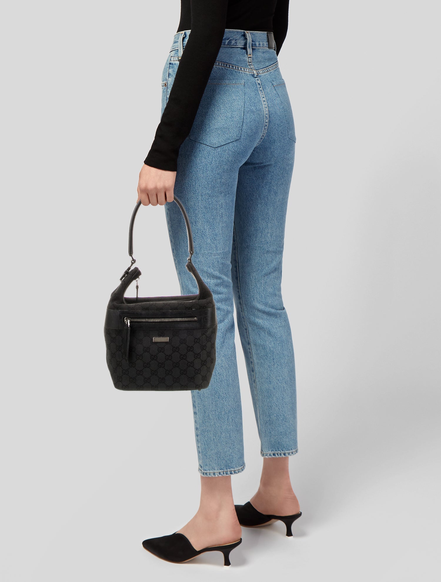 Gucci Canvas Shoulder Bag