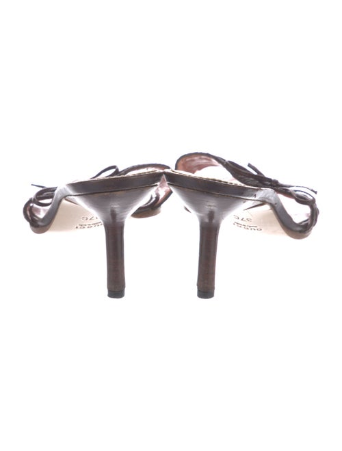 Gucci GG Signature Bow Accents Slides