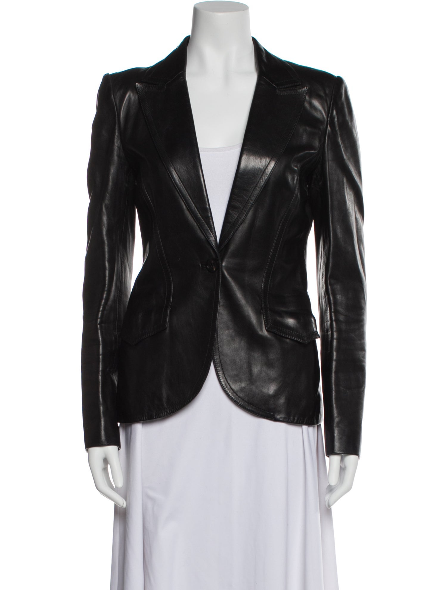 Gucci Leather Blazer