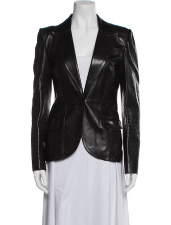 Gucci Leather Blazer