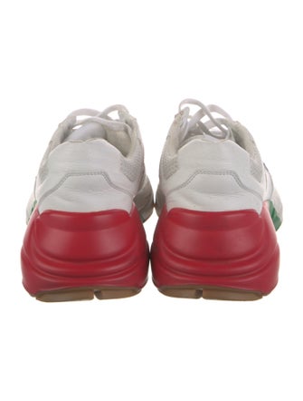 Gucci Web Accent Leather Chunky Sneakers