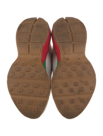 Gucci Web Accent Leather Chunky Sneakers