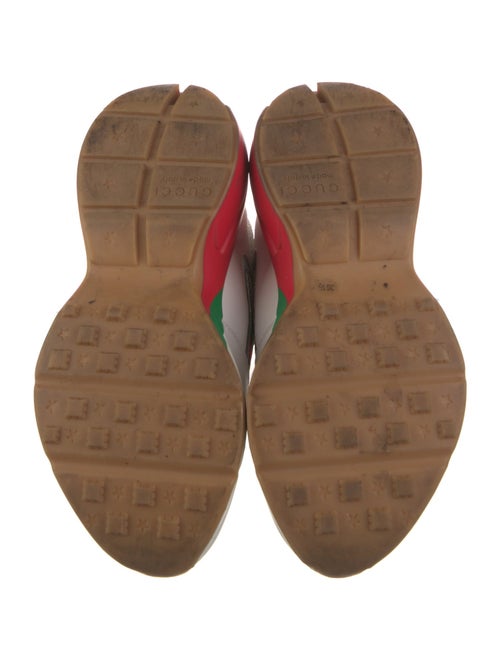 Gucci Web Accent Leather Chunky Sneakers