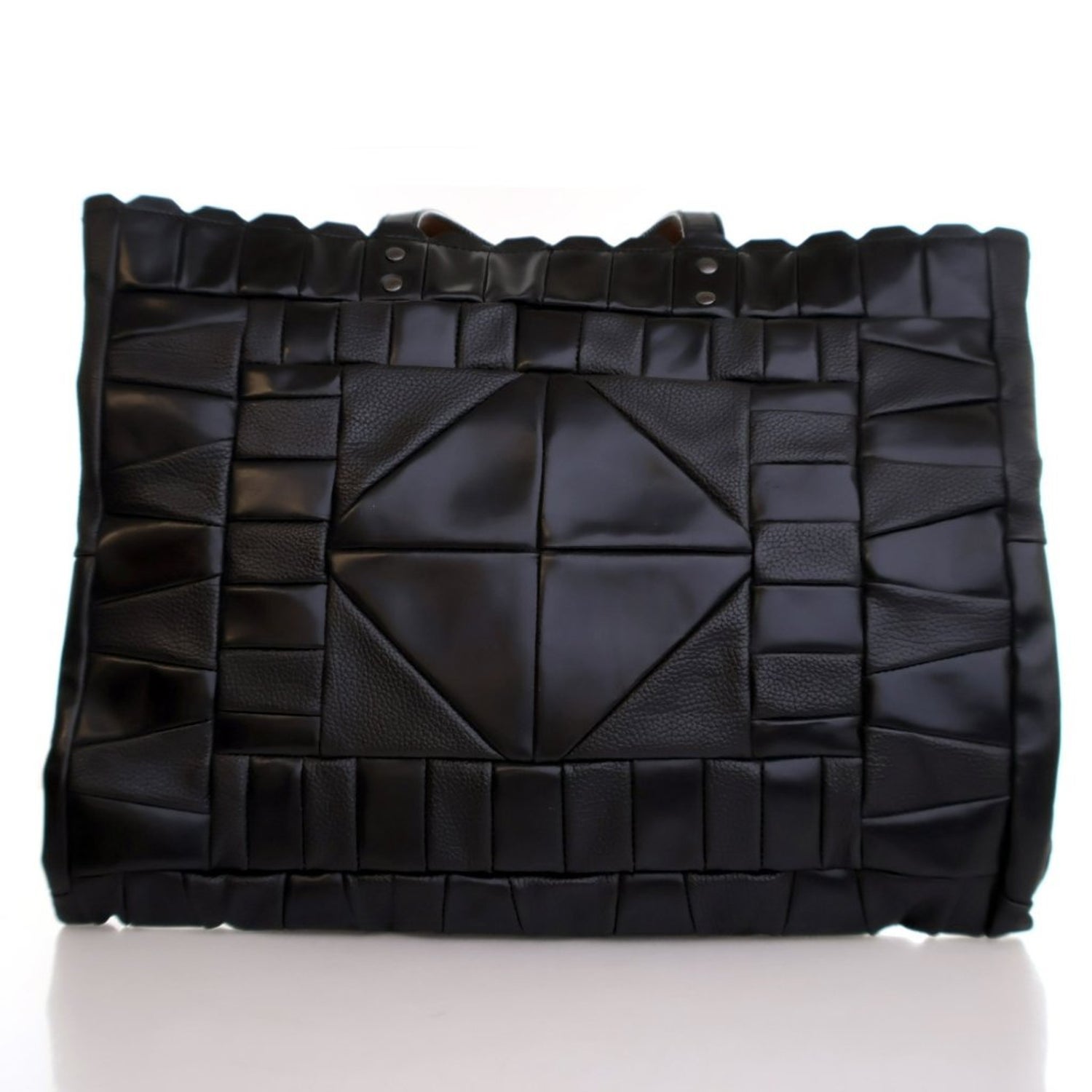 Gucci Calf Leather Patchwork Tote