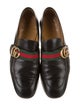 Gucci Web Accent Leather Dress Loafers