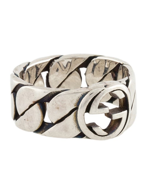 Gucci Interlocking G Fixed Chain Ring