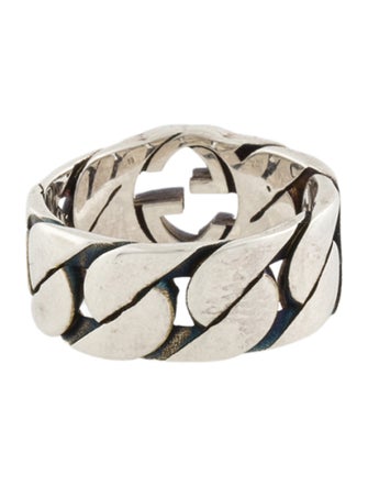Gucci Interlocking G Fixed Chain Ring