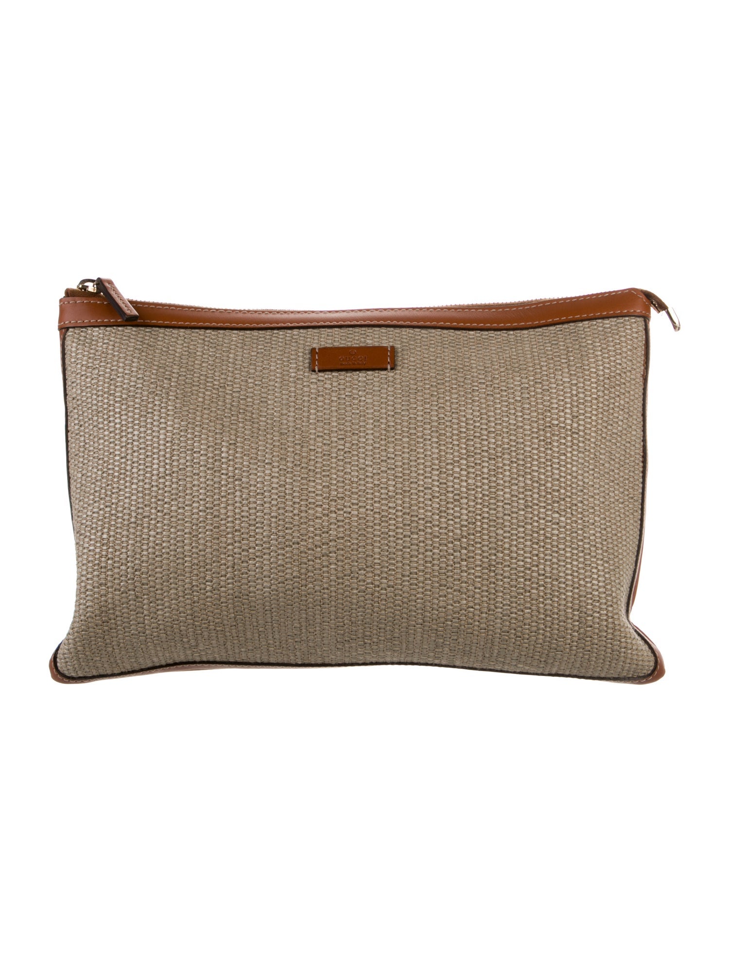 Gucci Straw Portfolio