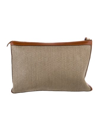 Gucci Straw Portfolio