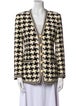 Gucci Plaid Print Blazer