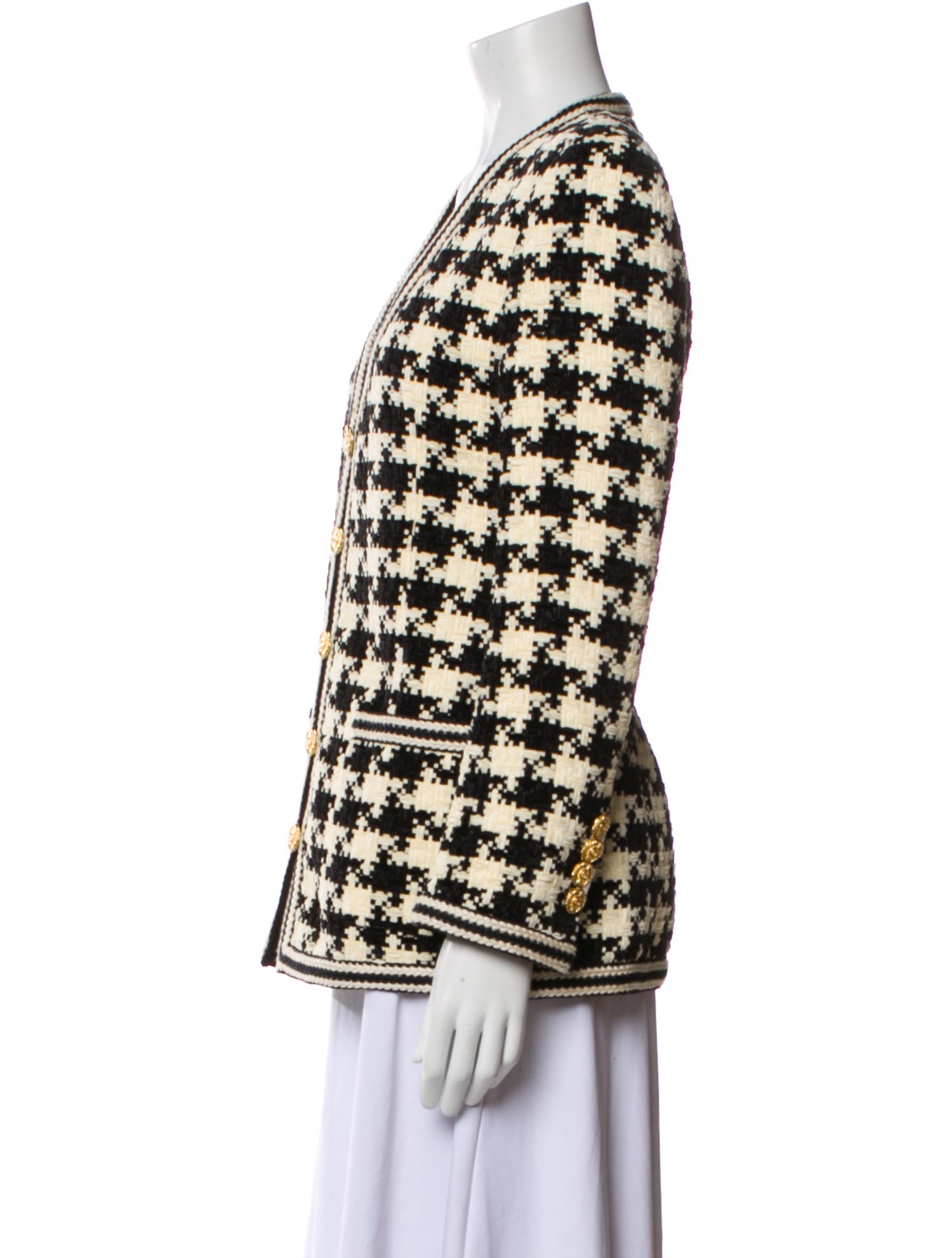 Gucci Plaid Print Blazer