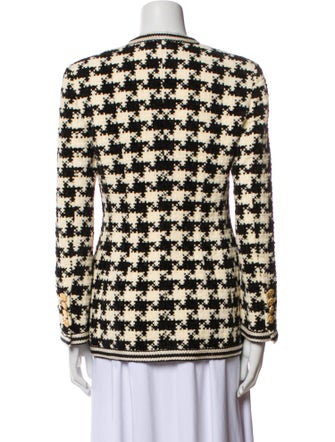 Gucci Plaid Print Blazer