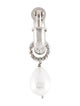 Gucci Faux Pearl Charm Single Hoop Earring