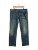 Gucci Web Accent Straight-Leg Jeans