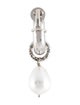 Gucci Faux Pearl Charm Single Hoop Earring