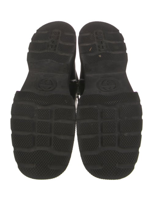 Gucci Dionysus Accent Leather Combat Boots