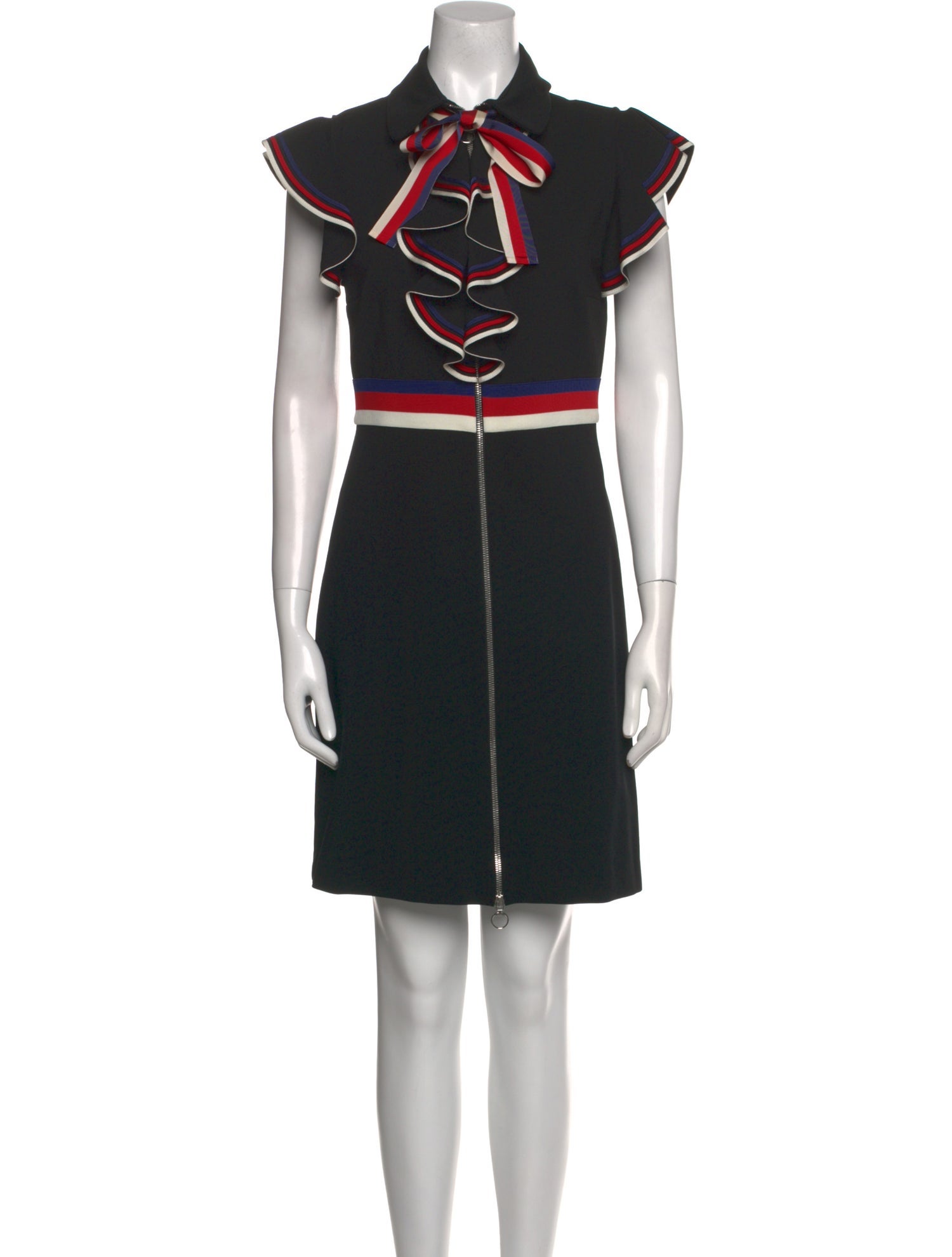 Gucci Colorblock Pattern Knee-Length Dress