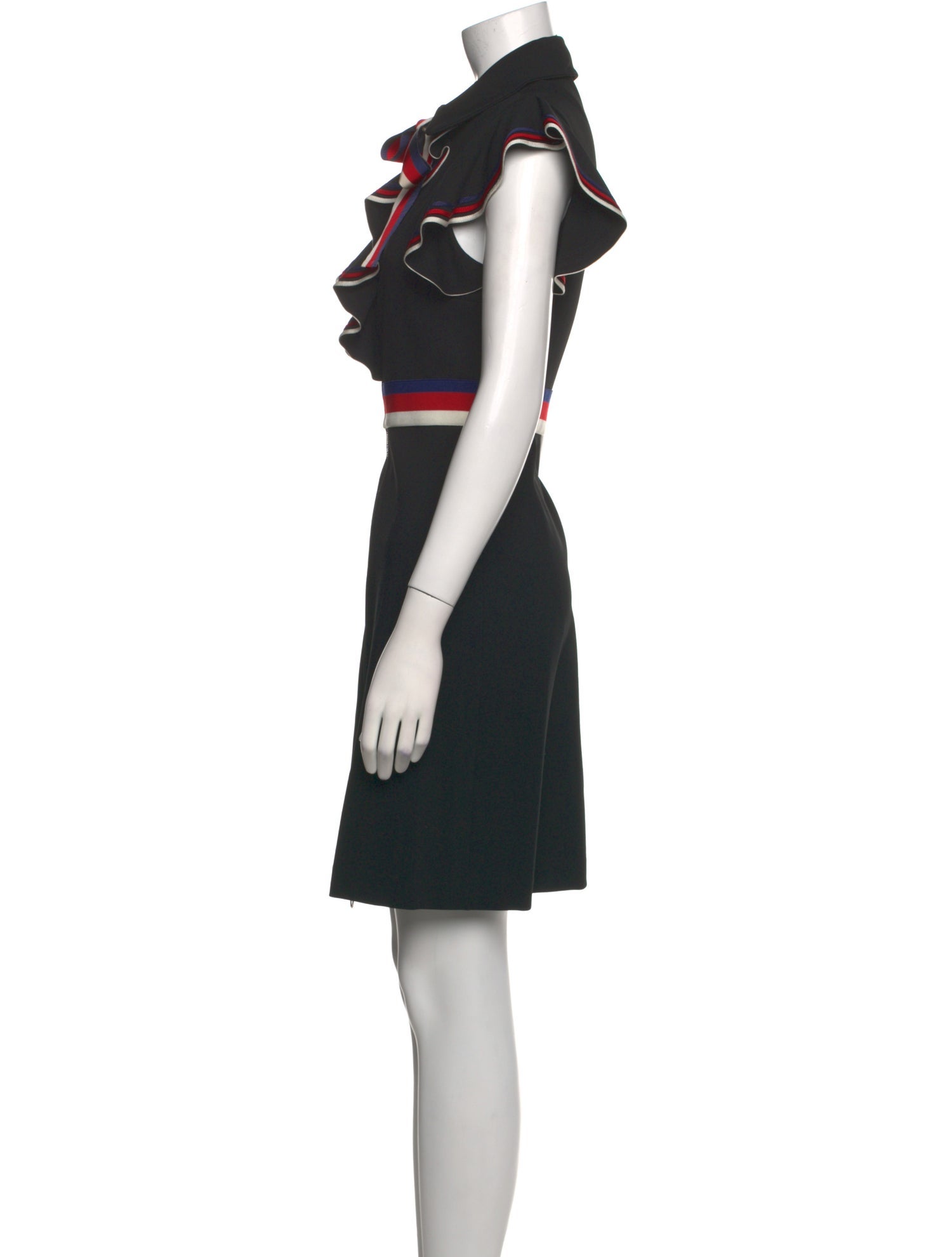 Gucci Colorblock Pattern Knee-Length Dress