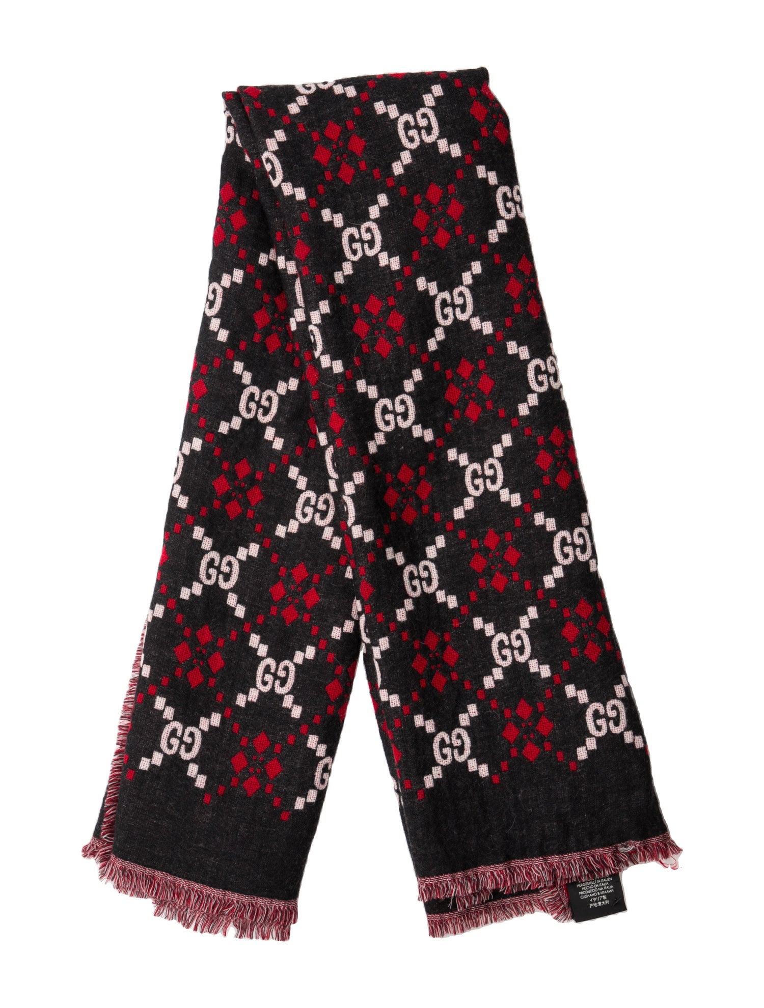 Gucci Wool Printed Scarf