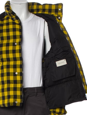 Gucci Plaid Print Windbreaker